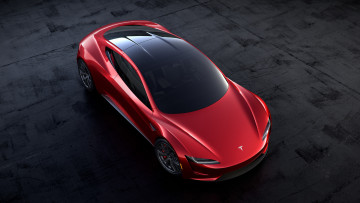 Картинка tesla+roadster+2019 автомобили tesla 2019 красный roadster