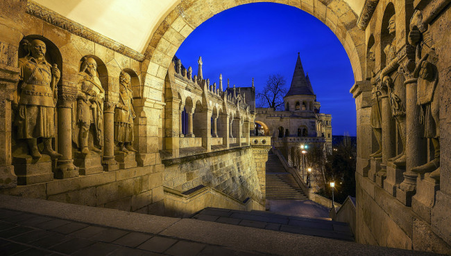 Обои картинки фото города, будапешт , венгрия, арка