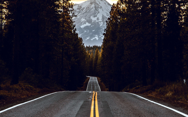 Обои картинки фото природа, дороги, разметка, шоссе, дорога