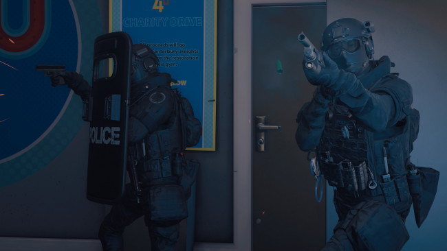 Обои картинки фото видео игры, ready or not, полиция, оружие, щит, спецоперация