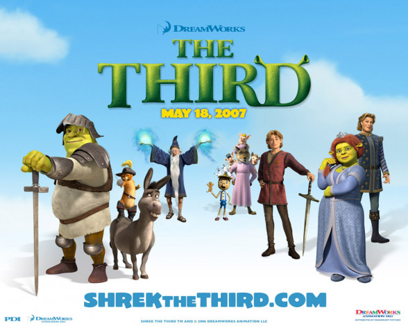 Обои картинки фото мультфильмы, shrek, the, third