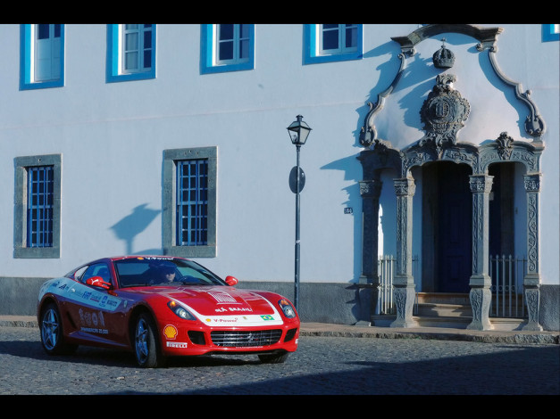 Обои картинки фото 2006, ferrari, 599, автомобили