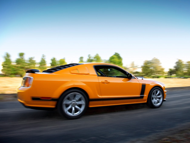 Обои картинки фото 2007, saleen, 302, parnelli, jones, limited, edition, mustang, автомобили, ford