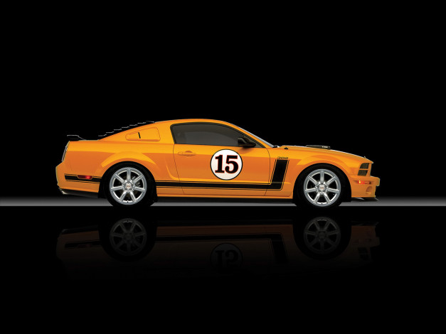 Обои картинки фото 2007, saleen, 302, parnelli, jones, limited, edition, mustang, автомобили, ford