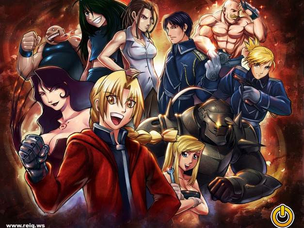 Обои картинки фото аниме, fullmetal, alchemist