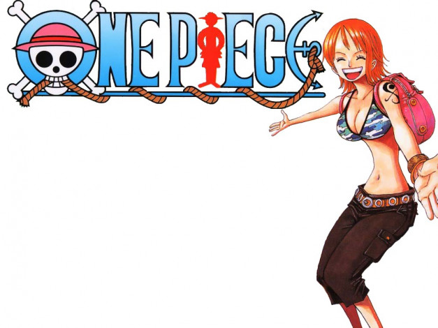 Обои картинки фото аниме, one, piece, nami