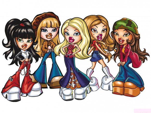 Обои картинки фото мультфильмы, bratz