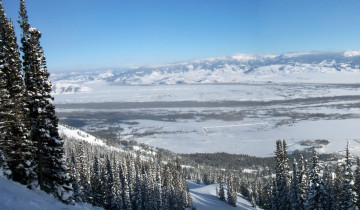 Картинка grand teton national park usa wyoming природа зима горы снег