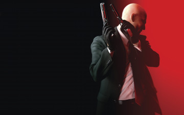 Картинка hitman absolution видео игры киллер лысый оружие пистолеты