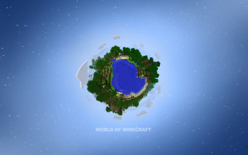 Картинка world of minecraft видео игры ~~~другое~~~ бассейн планета