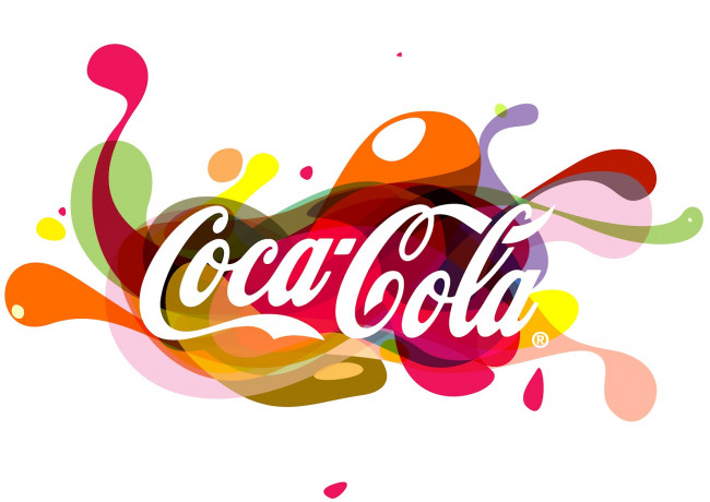 Обои картинки фото бренды, coca, cola, цвета, coca-cola