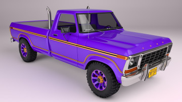 Картинка автомобили 3д 1978 ford f150