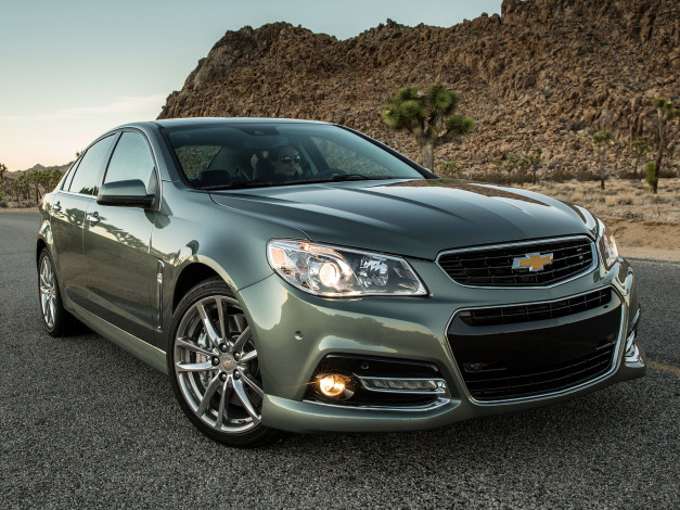 Обои картинки фото chevrolet ss 2013, автомобили, chevrolet, ss, горы