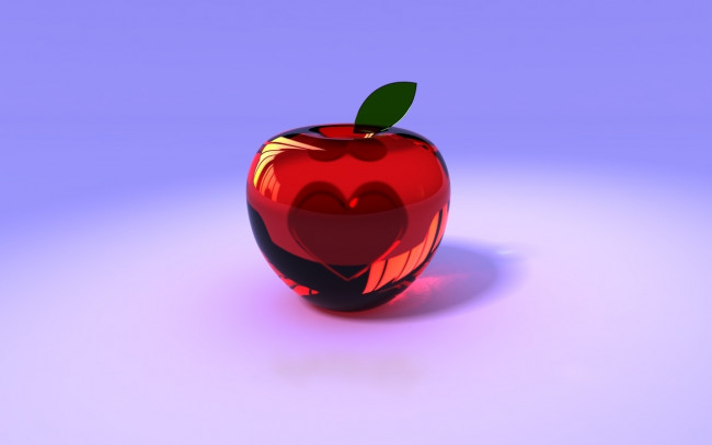 Обои картинки фото 3д графика, другое , other, яблоко