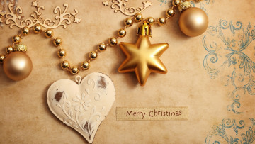 Картинка праздничные украшения гирлянда сердечко узор рисунок шарики звезда пожелание