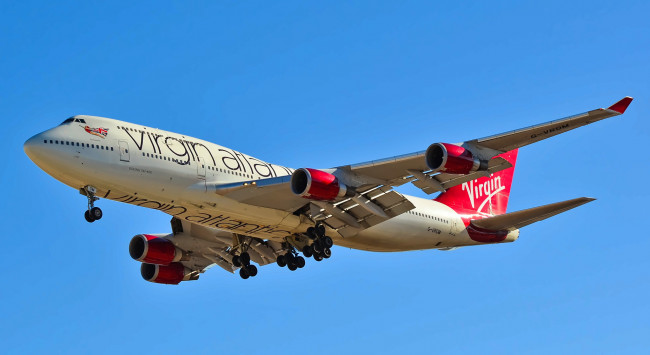 Обои картинки фото boeing 747-443, авиация, пассажирские самолёты, авиалайнер