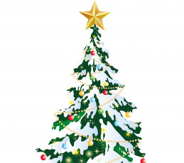 Картинка праздничные векторная+графика+ новый+год праздник украшения елка фон новый год