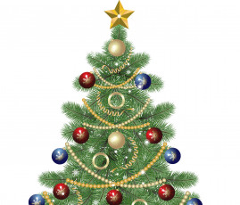 Картинка праздничные векторная+графика+ новый+год новый год праздник украшения елка фон