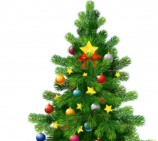 Обои картинки фото праздничные, векторная графика , новый год, новый, год, праздник, украшения, елка, фон