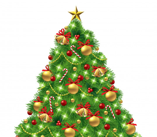 Обои картинки фото праздничные, векторная графика , новый год, украшения, елка, фон, новый, год, праздник