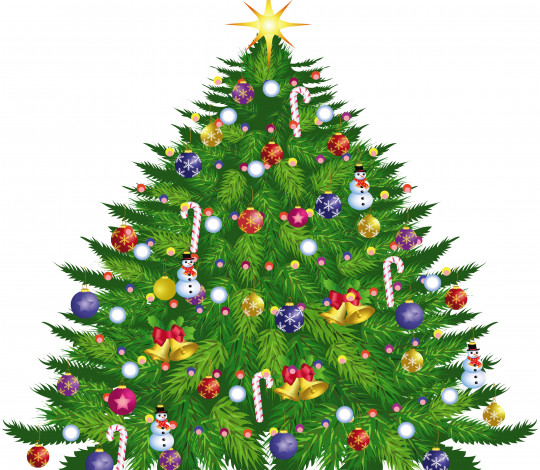 Обои картинки фото праздничные, векторная графика , новый год, украшения, праздник, новый, год, фон, елка