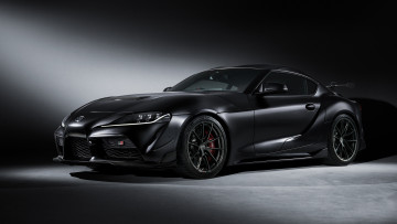 обоя 2025 toyota gr supra a90 final edition, автомобили, toyota, gr, supra, a90, чeрный, супра