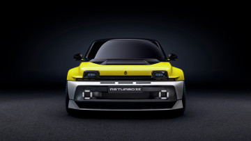 Картинка автомобили renault 5 turbo 3e 2025 вид спереди