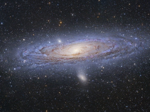 Картинка m31 космос галактики туманности