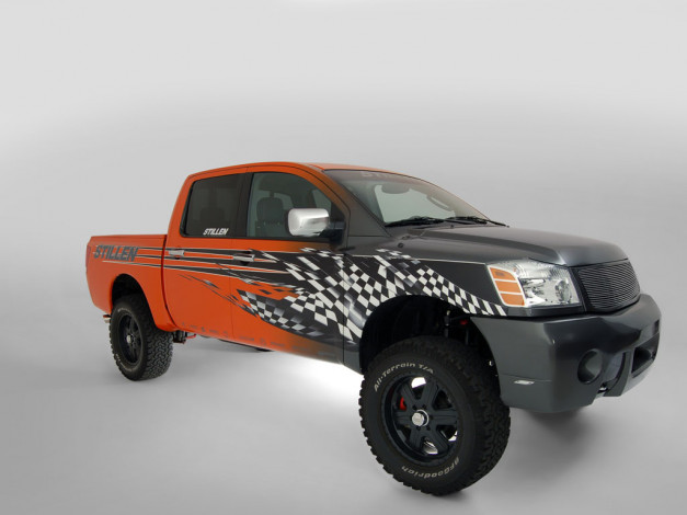 Обои картинки фото 2005, stillen, nissan, titan, автомобили, datsun