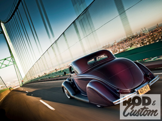 Обои картинки фото 1936, ford, coupe, автомобили, custom, classic, car