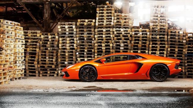 Обои картинки фото lamborghini, aventador, автомобили