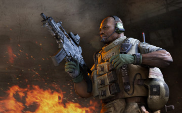 Картинка arctic+combat видео+игры -+arctic+combat снаряжение автомат оружие солдат огонь