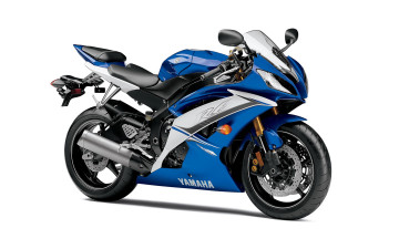 Картинка мотоциклы yamaha синий yzf-r6 2011