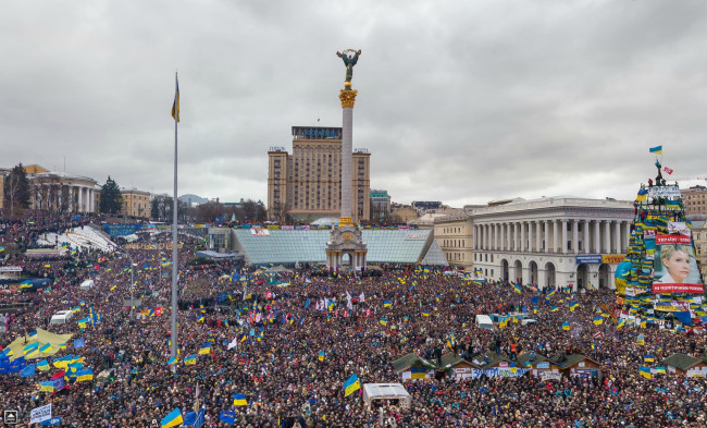 Обои картинки фото мій київ, города, киев , украина, майдан, стелла, 2013, народ