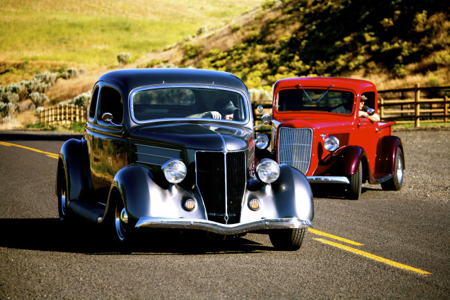 Обои картинки фото автомобили, custom classic car, classics