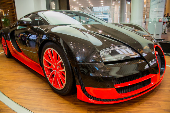 Обои картинки фото bugatti veyron, автомобили, выставки и уличные фото, автосалон, bugatti, veyron