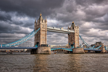 Картинка tower+bridge +london города лондон+ великобритания река мост