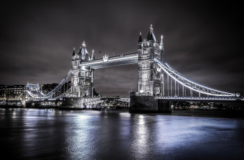 обоя tower bridge,  london, города, лондон , великобритания, река, мост