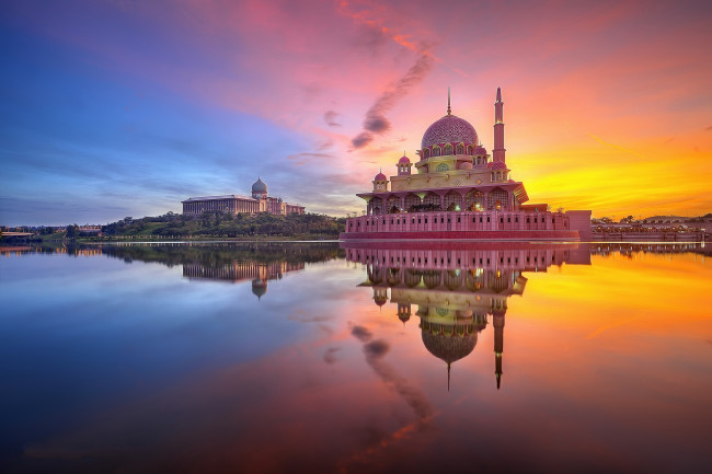 Обои картинки фото putra mosque, города, - мечети,  медресе, мечеть