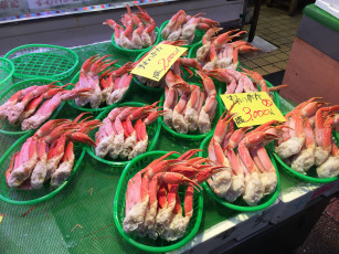 Картинка еда рыба +морепродукты +суши +роллы крабы