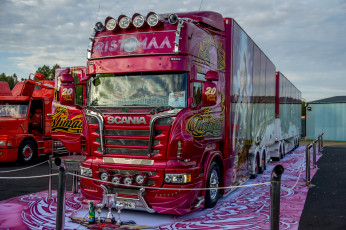 Картинка scania+r560 автомобили scania грузовик тяжелый тягач седельный