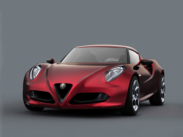 Обои картинки фото alfa romeo 4c concept 2011, автомобили, alfa romeo, 4c, alfa, romeo, 2011, concept