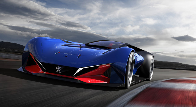 Обои картинки фото peugeot l500-r hybrid concept 2016, автомобили, peugeot, 2016, concept, hybrid, l500-r