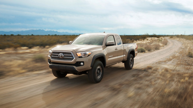 Обои картинки фото toyota tacoma 2016, автомобили, toyota, tacoma, 2016, джип, внедорожник