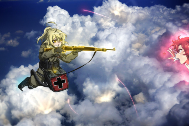 Обои картинки фото аниме, youjo senki, youjo, senki