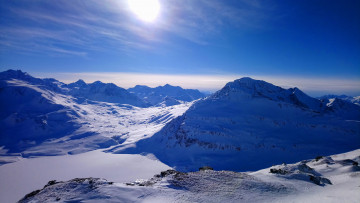 Картинка природа горы зима