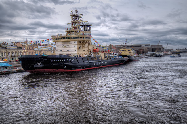 Обои картинки фото sankt-petersburg, корабли, ледоколы, ледокол