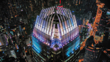 Картинка города гонконг+ китай гонконг международный финансовый центр небоскреб