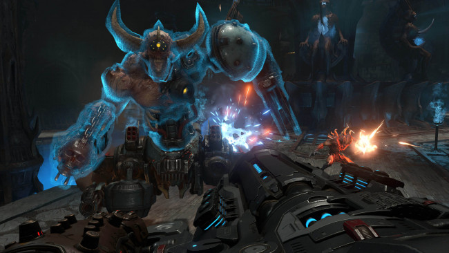 Обои картинки фото видео игры, doom eternal, робот, апокалипсис, doom, eternal