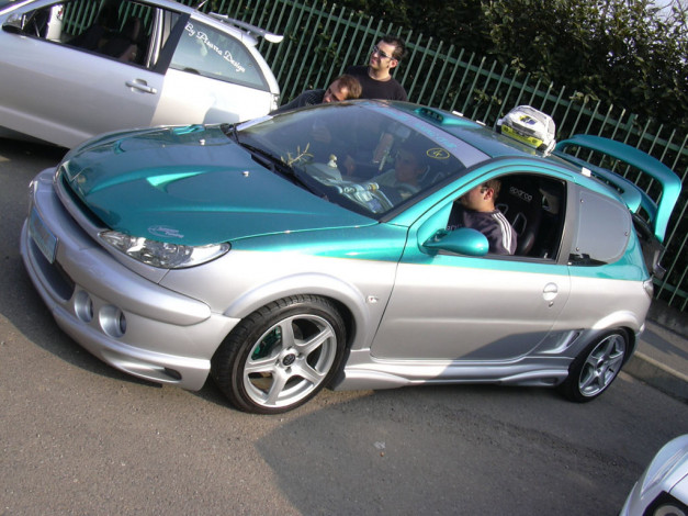 Обои картинки фото peugeot, 206, автомобили